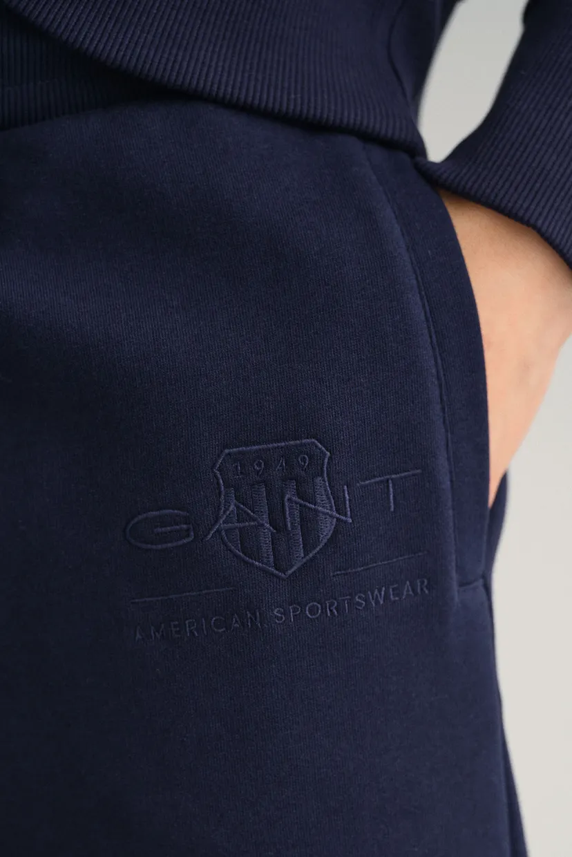 Мужские темно-синие спортивные брюки TONAL ARCHIVE SHIELD PANTS 6