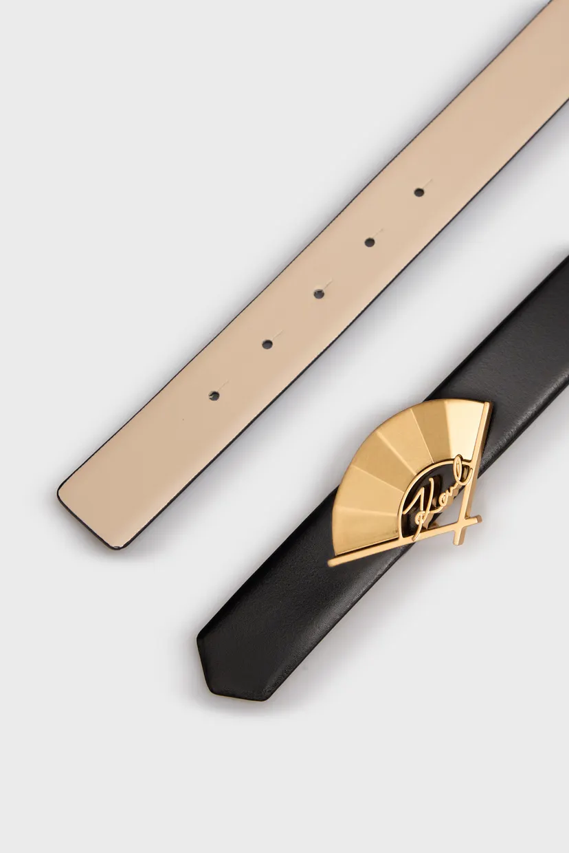 Жіночий чорний ремінь K SIGNATURE FAN MD BELT 3