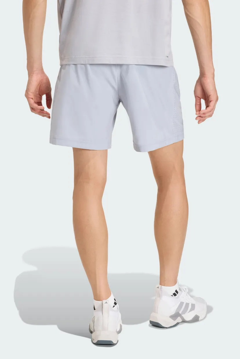Мужские светло-серые шорты WORKOUT ESSENTIALS BASE WOVEN 3