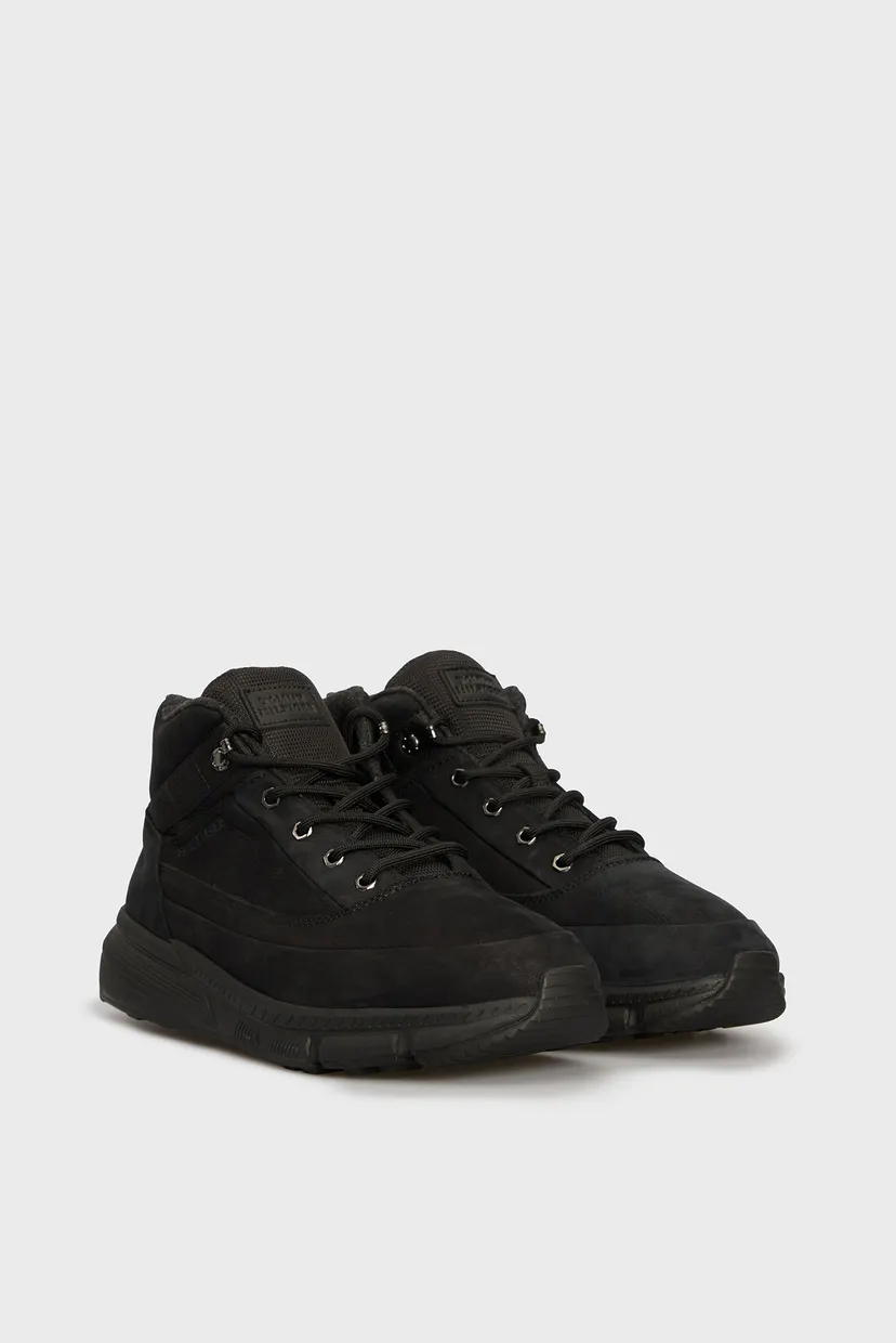 Мужские черные нубуковые хайтопы HILFIGER WARM NUBUCK HYBRID B 3