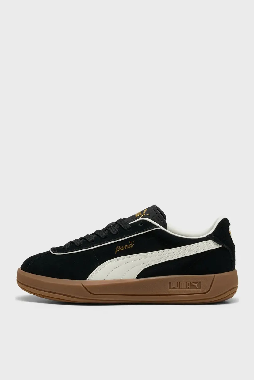 Женские черные замшевые сникерсы PUMA Club Klassika Suede Sneakers Women 3