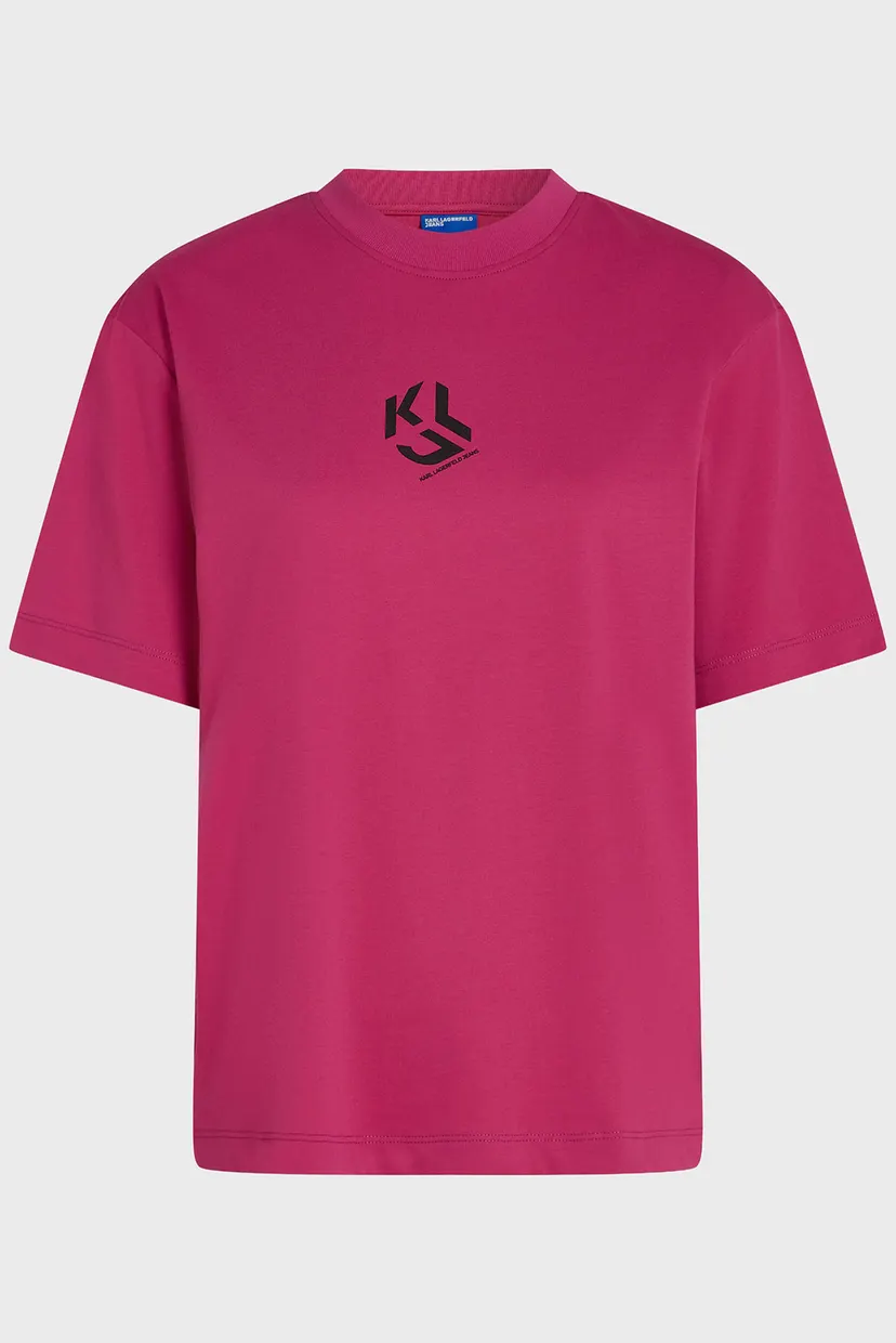 Женская малиновая футболка MONOGRAM 5