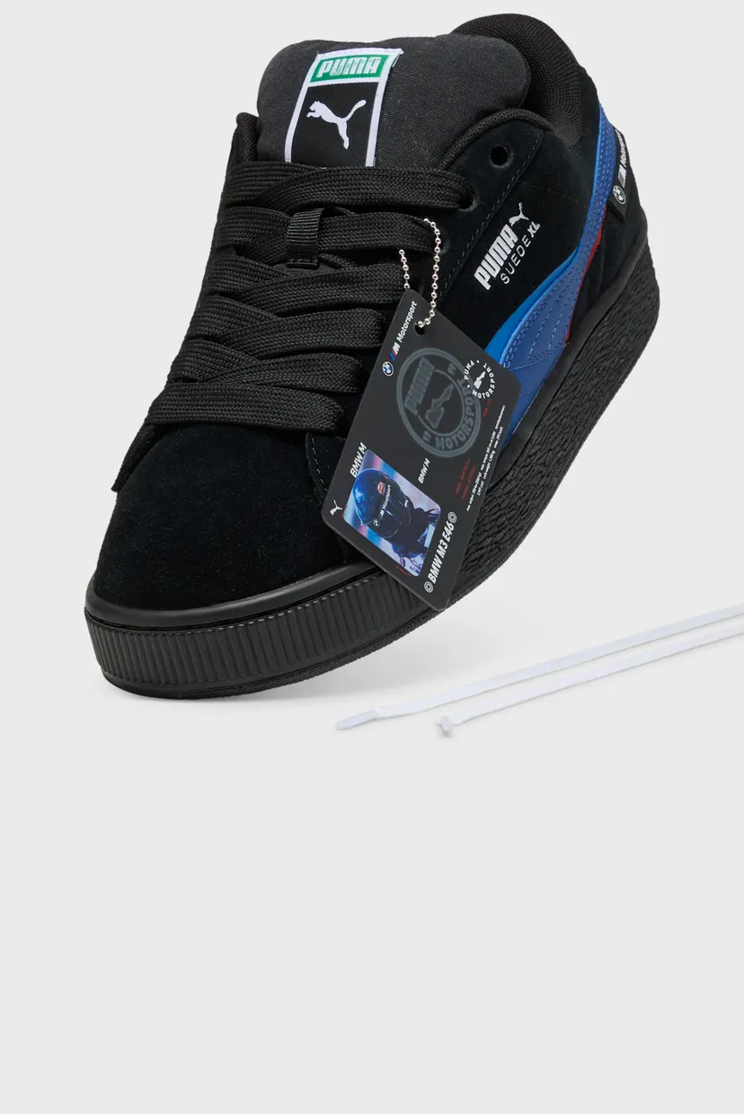 Чорні замшеві снікерси BMW M MOTORSPORT Suede XL Sneakers Unisex 5