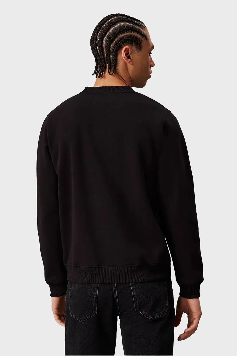 Мужской черный свитшот MONOLOGO CREW NECK 3