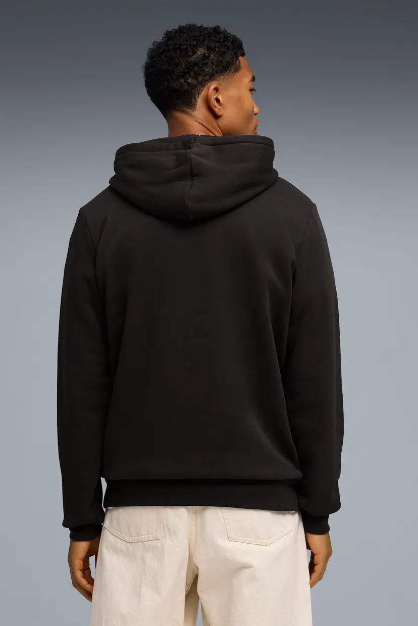 Чоловіче чорне худі Essentials No.1 Logo Fleece Hoodie Men 3