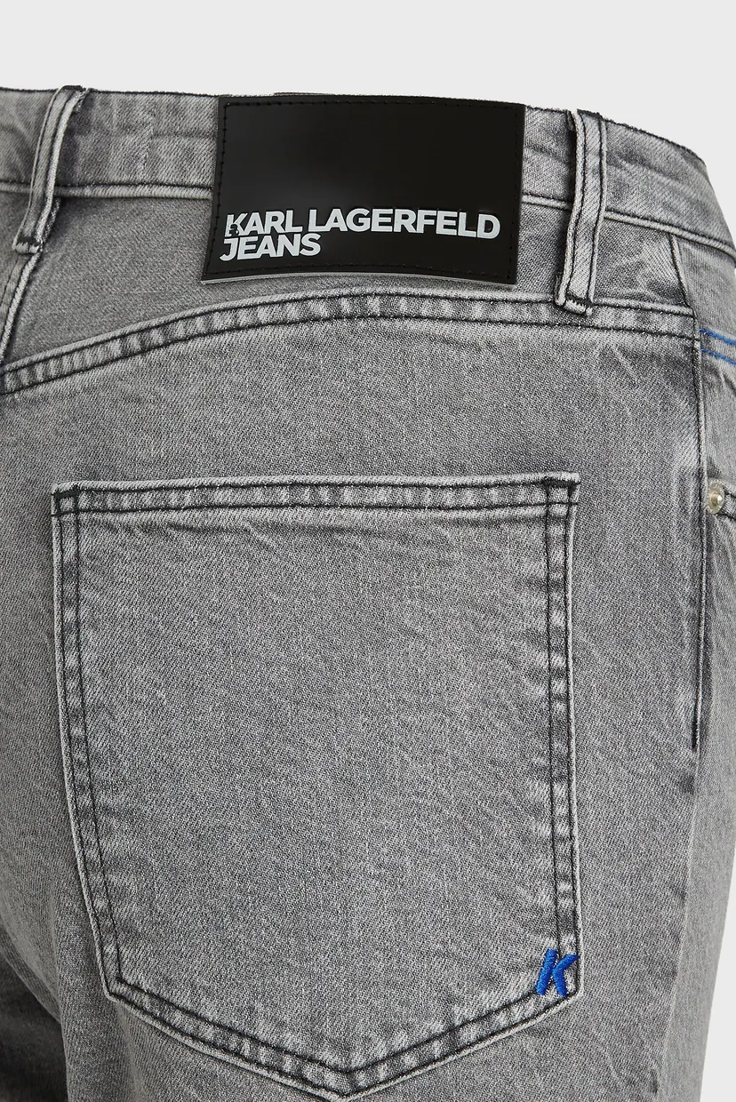 Жіночі світло-сірі джинси hr tapered denim 5