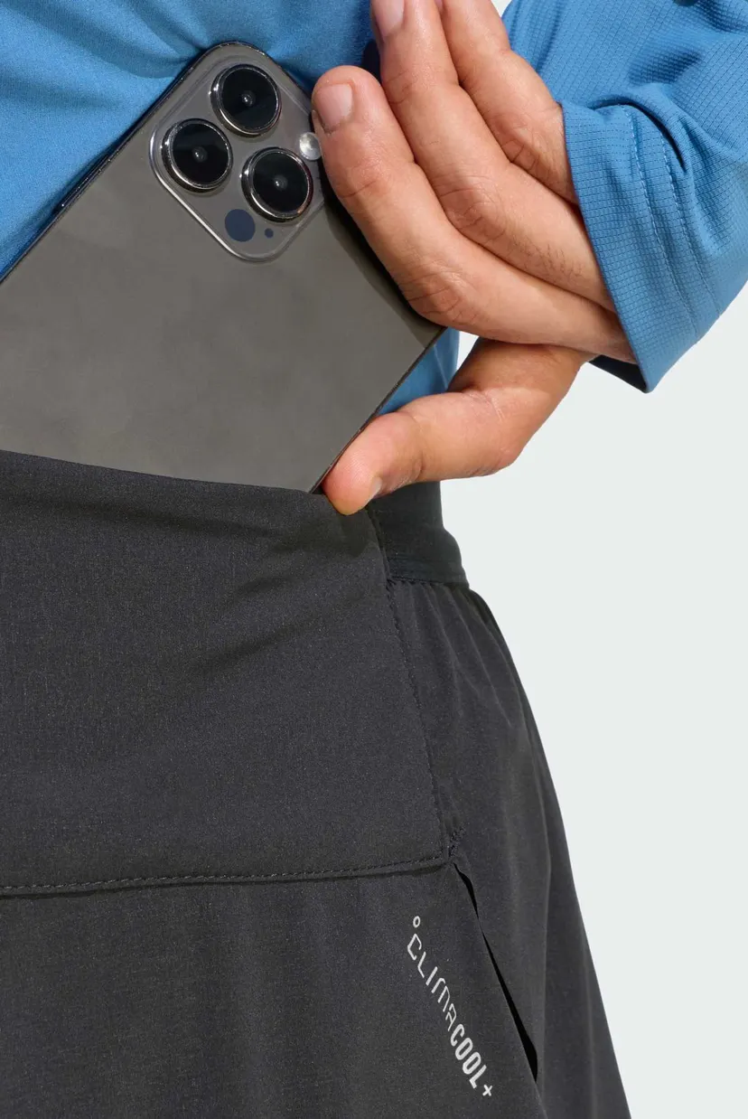 Мужские черные шорты 2в1 ADI365 Climacool+ 4 Pocket 2in1 5
