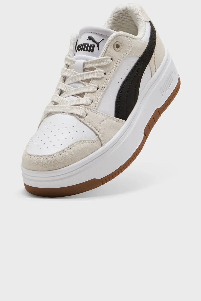 Женские белые сникерсы Rebound Femme Low Sneakers Women 4