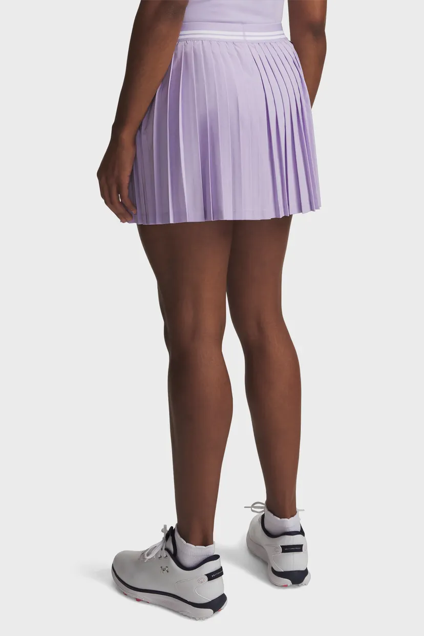 Жіноча бузкова спідниця-шорти UA Drive Pleated Skort 3