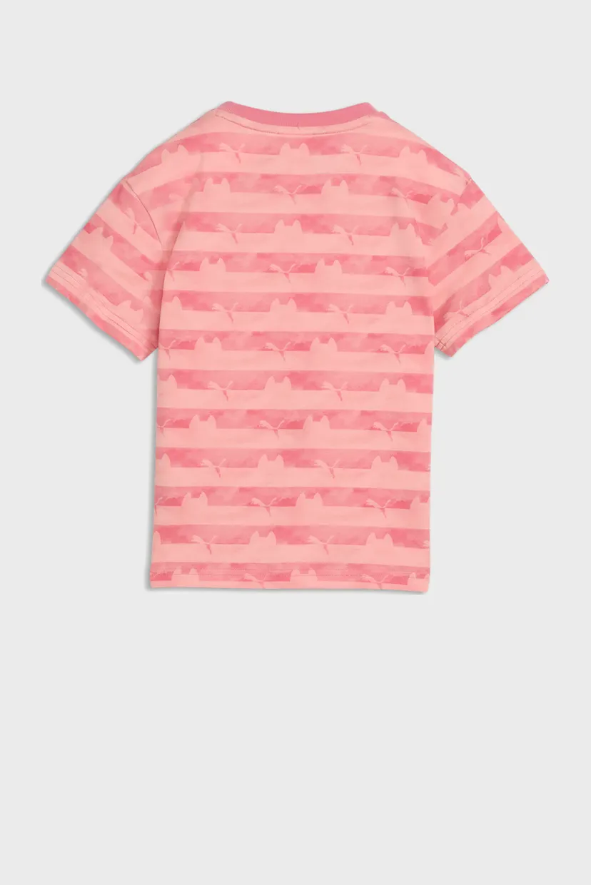 Дитяча рожева футболка у смужку PUMA x GABBY'S DOLLHOUSE Relaxed Printed Tee Kids 5