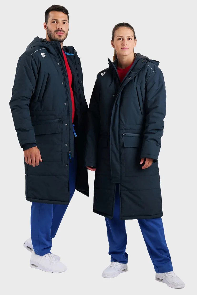 Темно-синяя парка TEAM PARKA SOLID (унисекс) 4