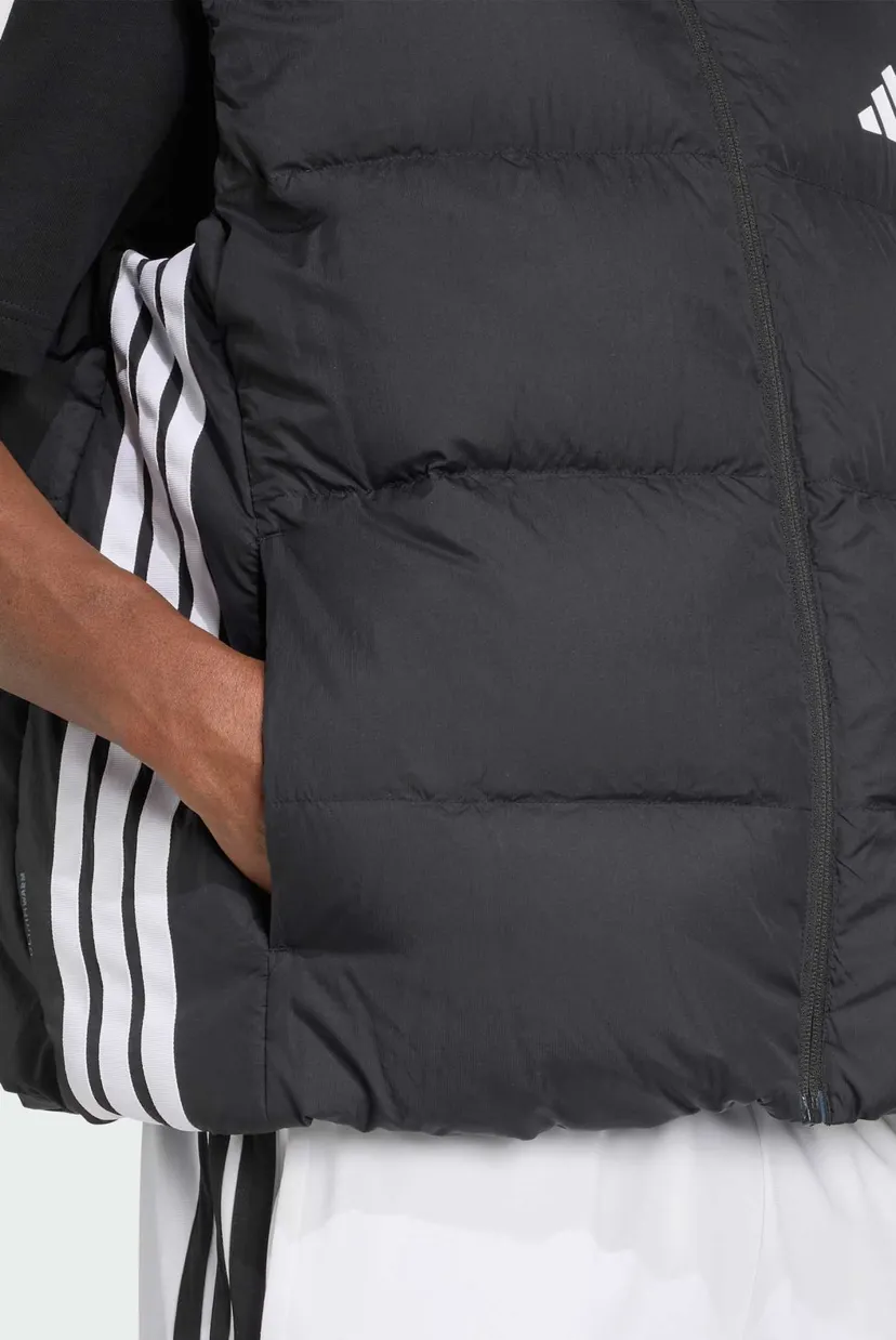Чоловічий чорний пуховий жилет Essentials Climawarm 3-Stripes 5