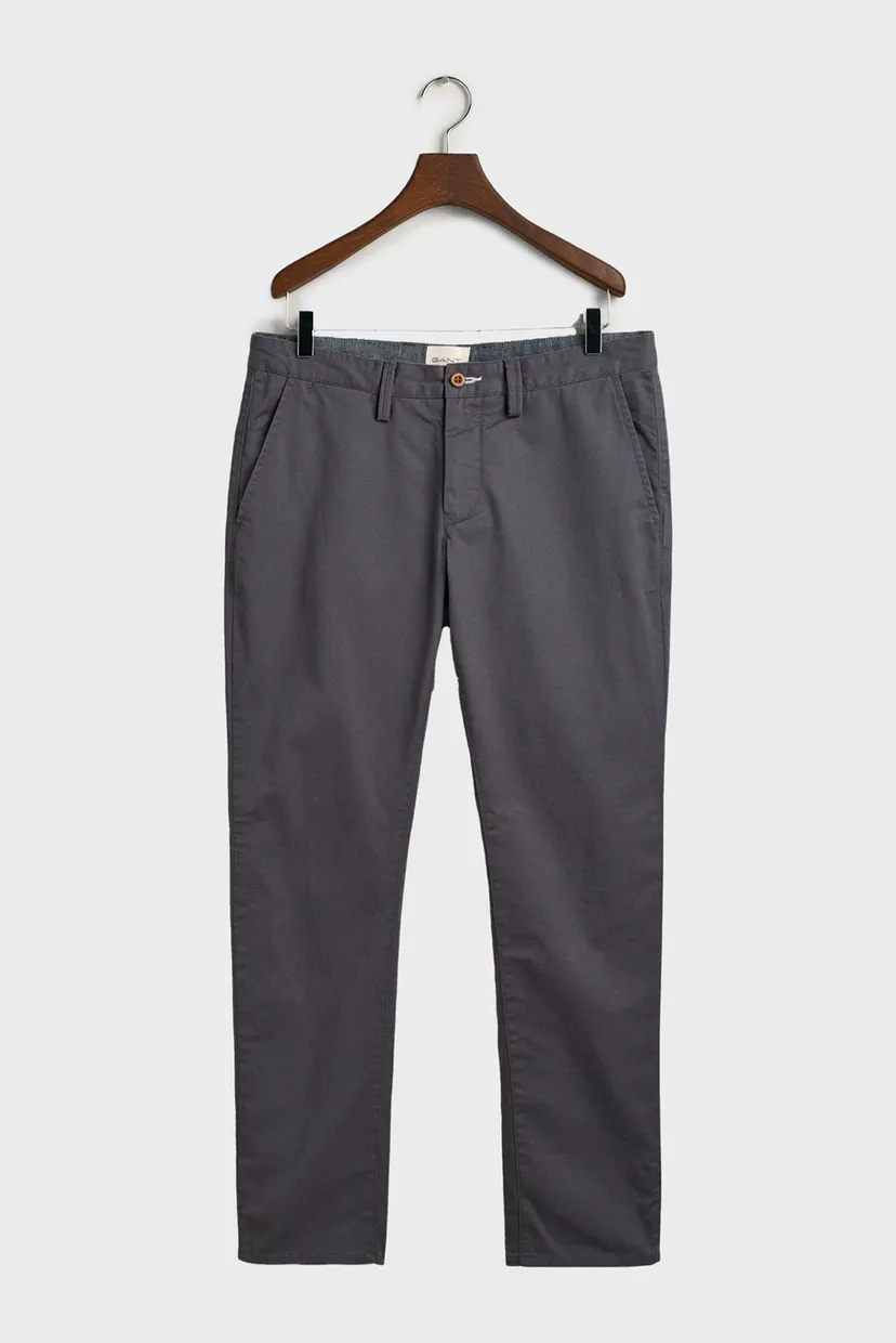 Мужские серые чиносы SLIM TWILL CHINOS 7