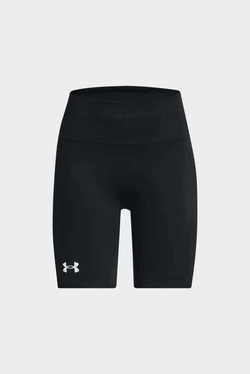 Женские черные велосипедки UA Train Seamless Short 4