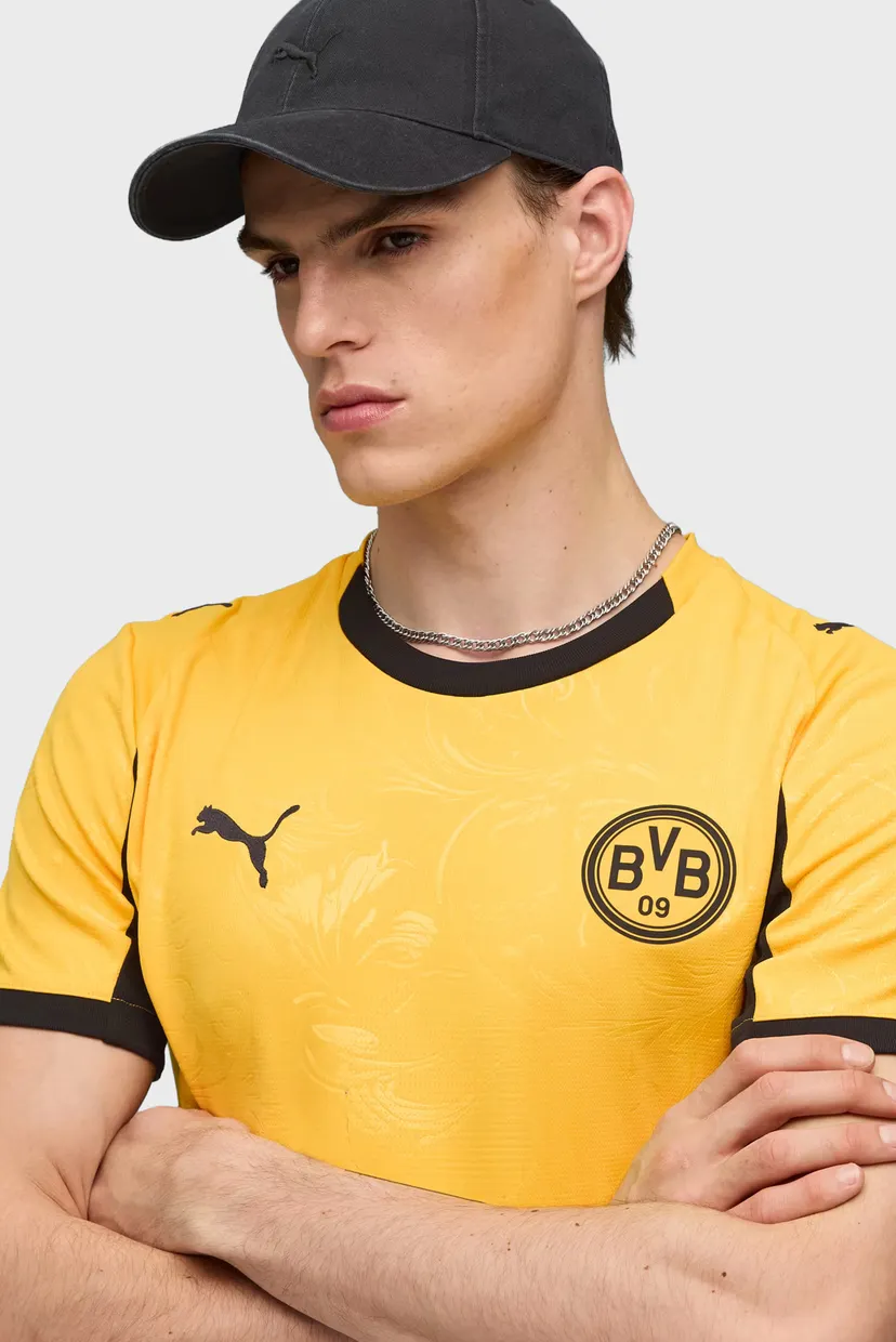 Чоловіча жовта футболка Borussia Dortmund 25/26 Cup Jersey Men 4
