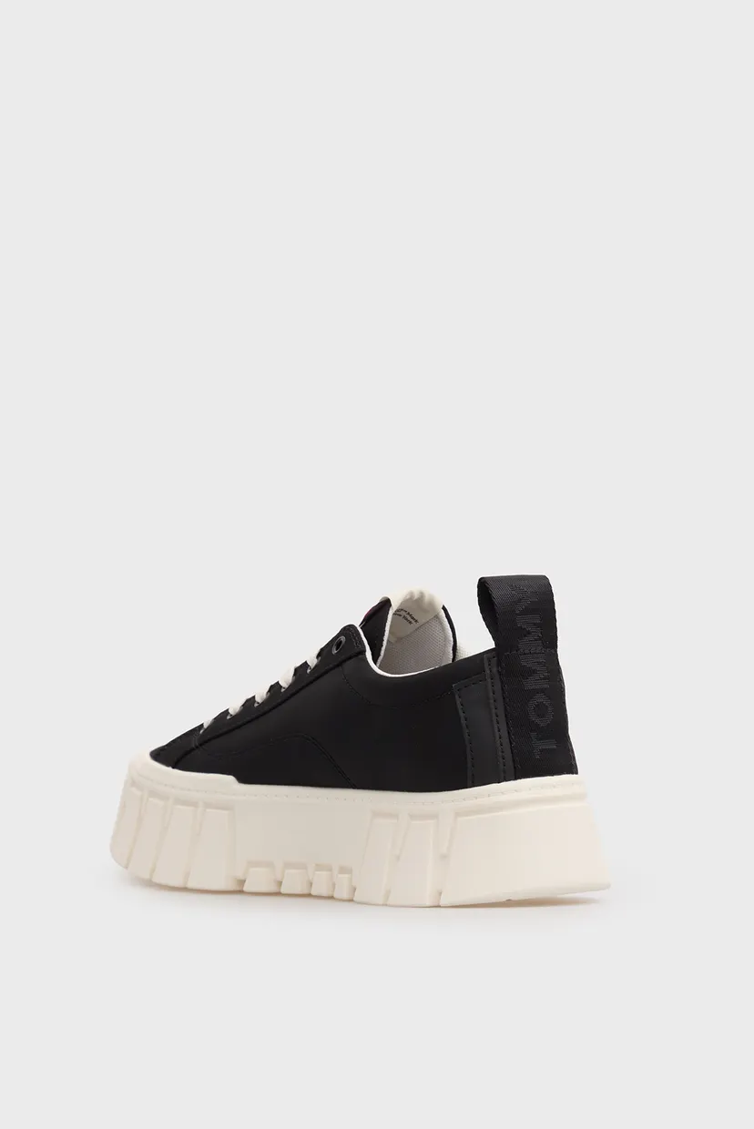 Женские черные сникерсы FLATFORM CHUNKY 5