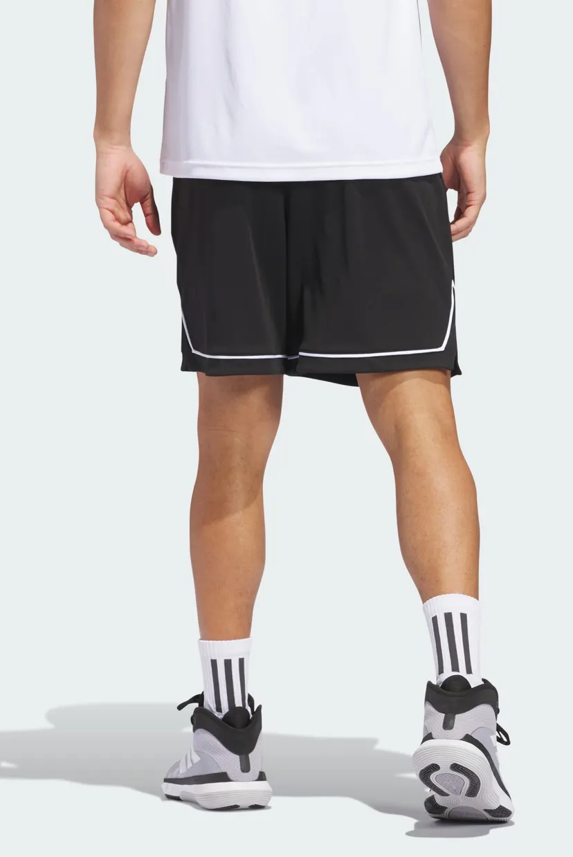 Чоловічі чорні шорти adidas Basketball Badge of Sport 3