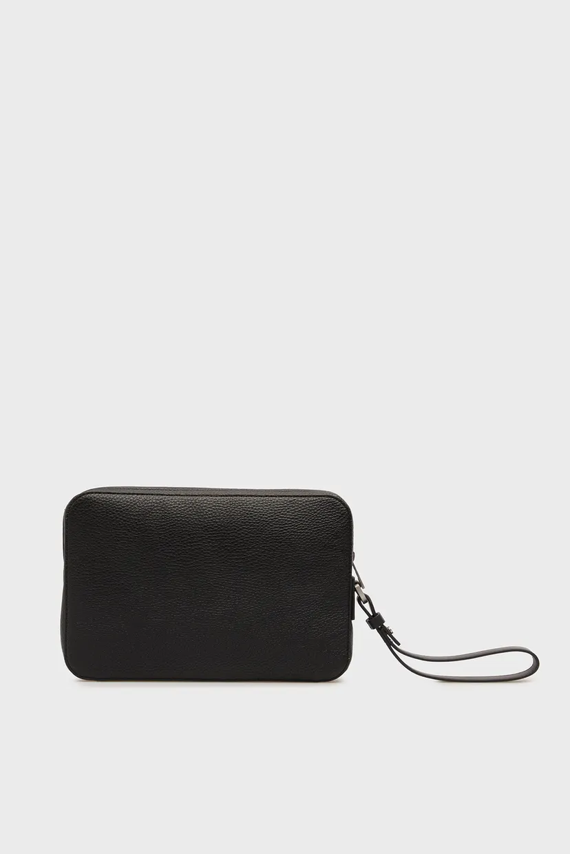 Чоловіча чорна борсета CENTRAL POUCH 4