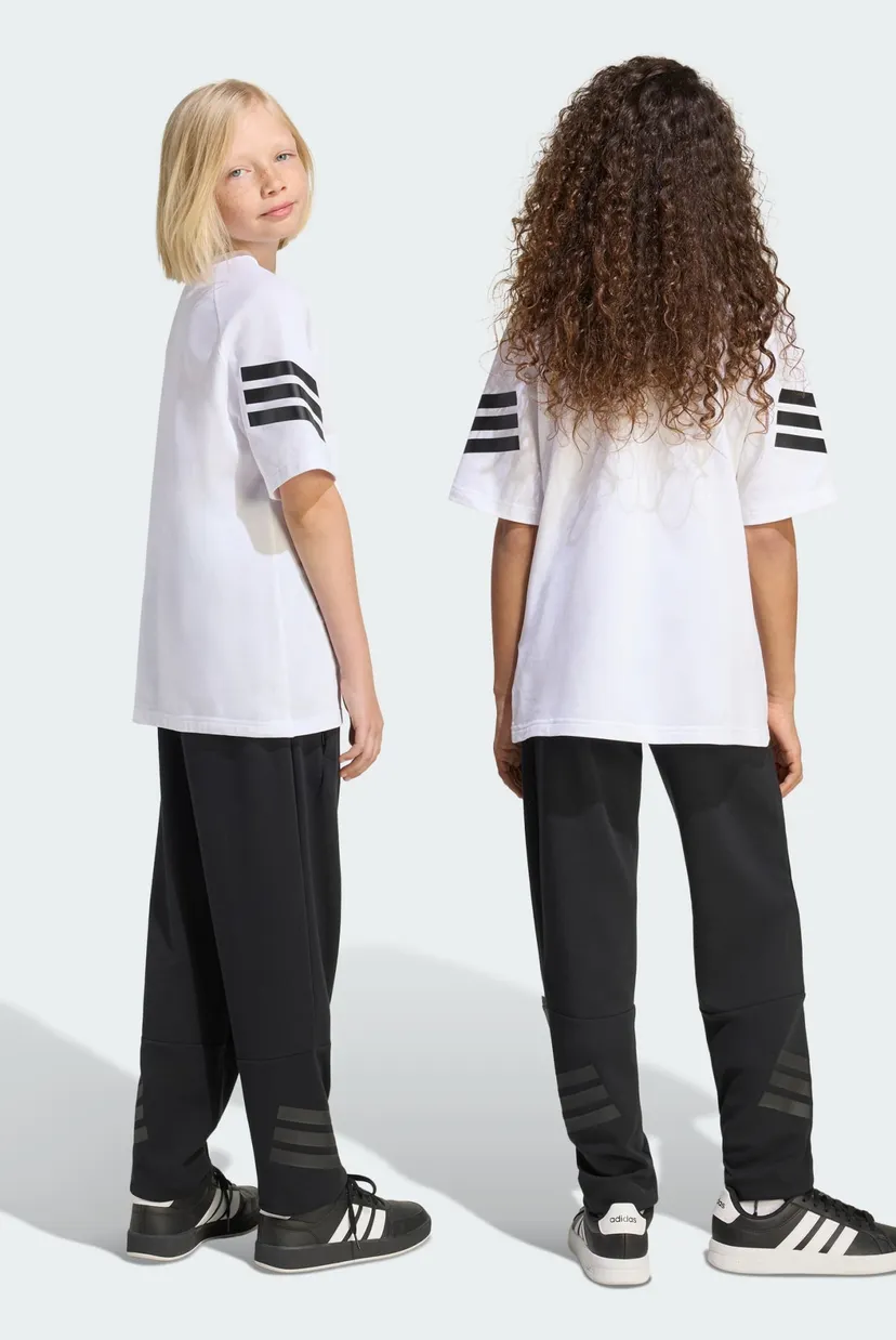 Детские черные спортивные брюки FUTURE ICONS 3-STRIPES CUFFED 3