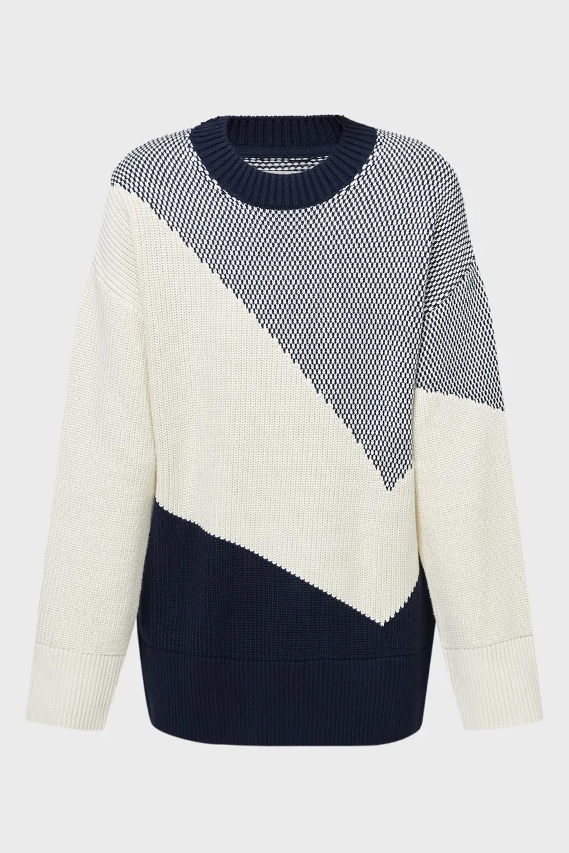 Жіночий светр COLOUR BLOCK COTTON C-NECK 6