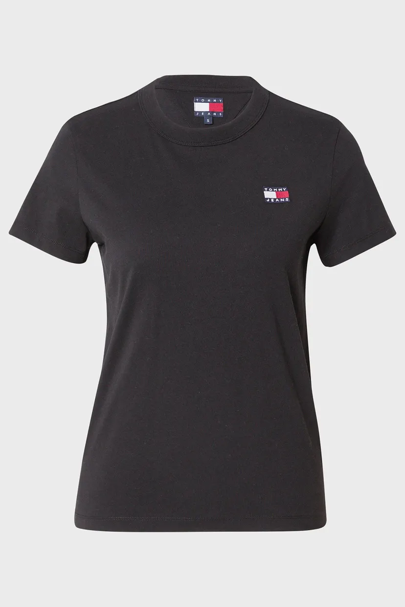 Жіноча чорна футболка TJW REG BADGE TEE 5