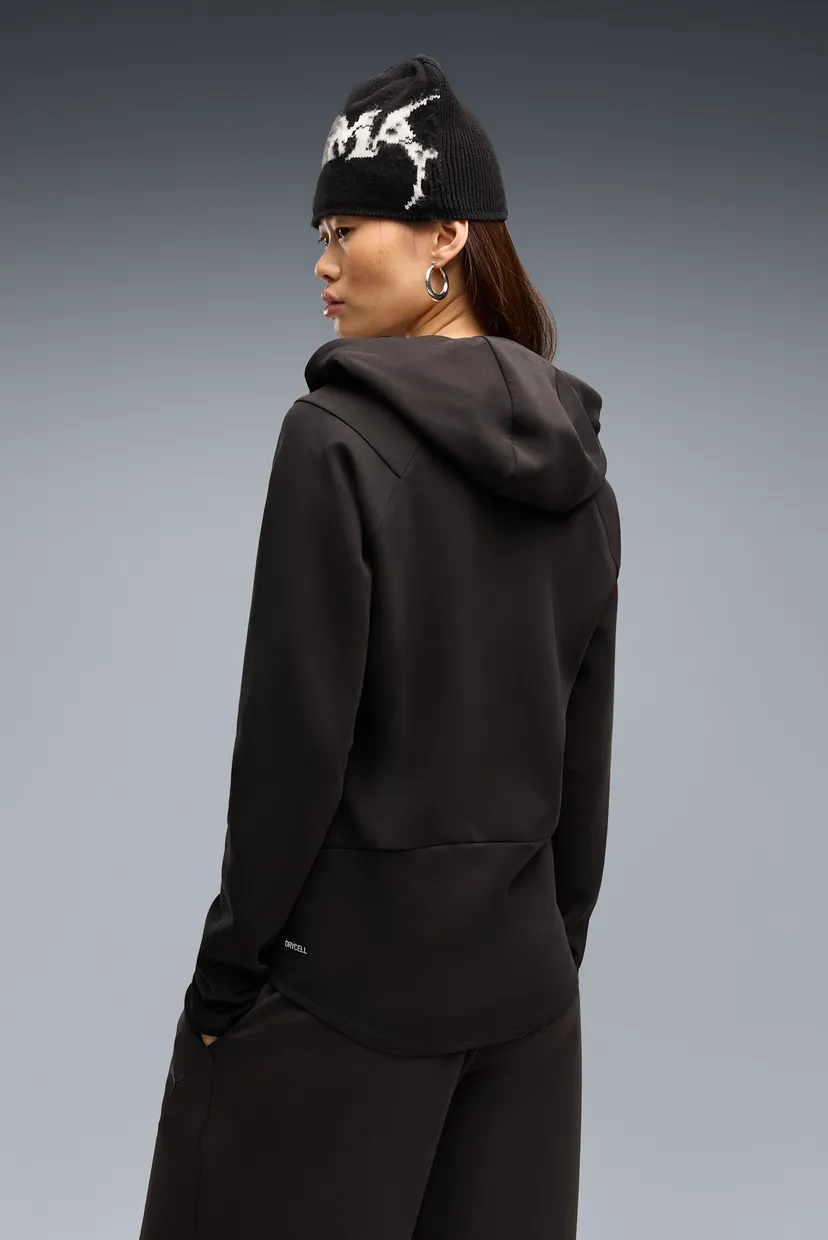 Женское черное худи PUMATECH SENSE Full-Zip Jacket Women 3