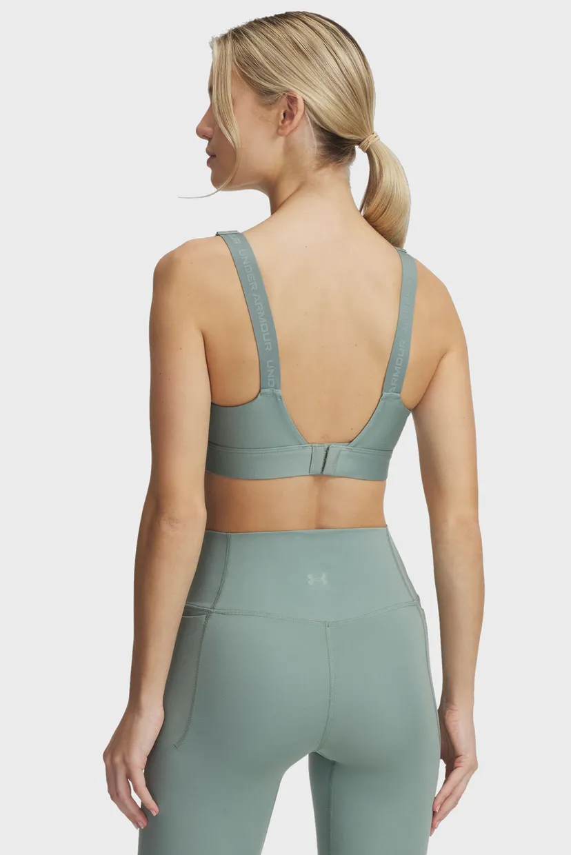 Жіночий м'ятний топ UA Infinity High 2.0 Bra 11