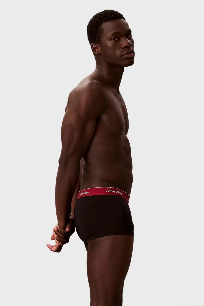 Мужские черные боксеры (5 шт) LOW RISE TRUNK 7