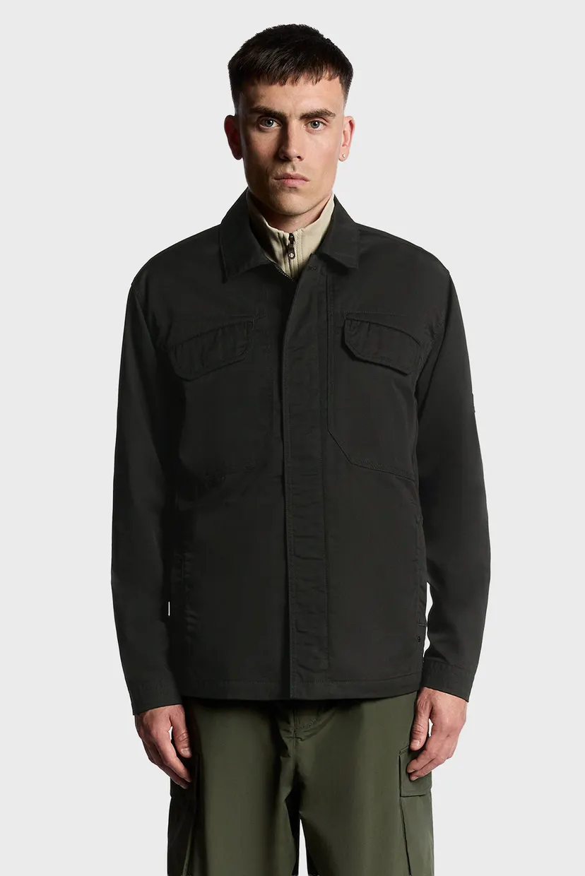 Чоловіча чорна сорочка-пальто Lyle & Scott LW2320V-Z865 — MD-Fashion