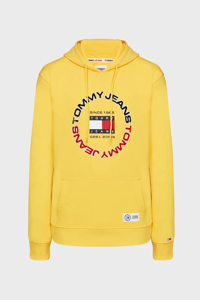 Чоловіче жовте худі TJM REG ATHLETIC HOODIE 4