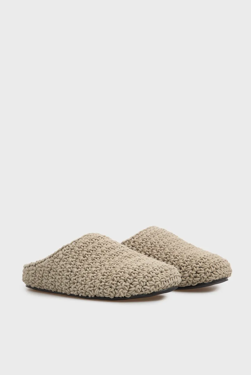 Жіночі сірі клоги Knitty 3