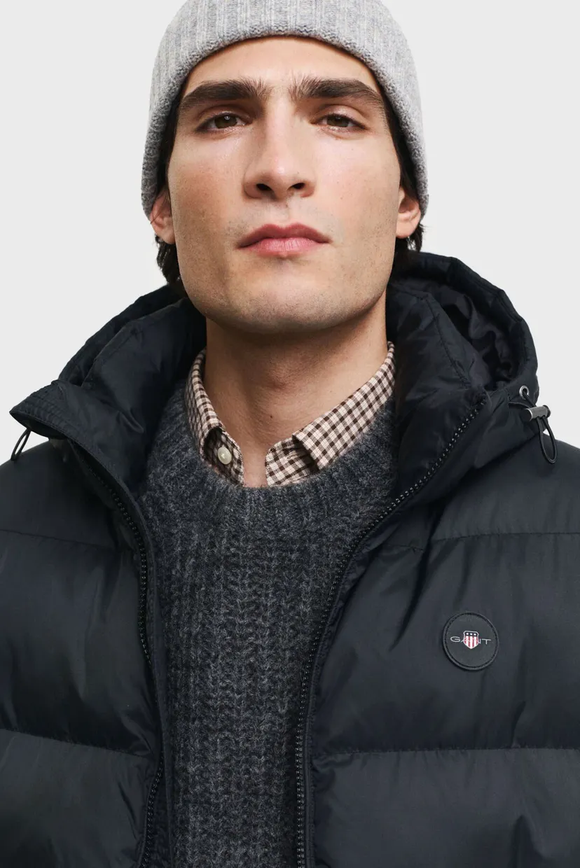 Чоловіча чорна куртка ACTIVE CLOUD MID LENGTH JACKET 4