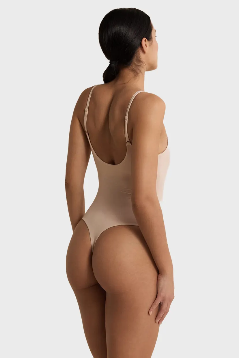 Женское бежевое боди PURE SOFT 3