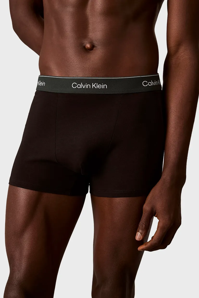 Чоловічі чорні боксери (3 шт) RELAXED FIT TRUNK 6