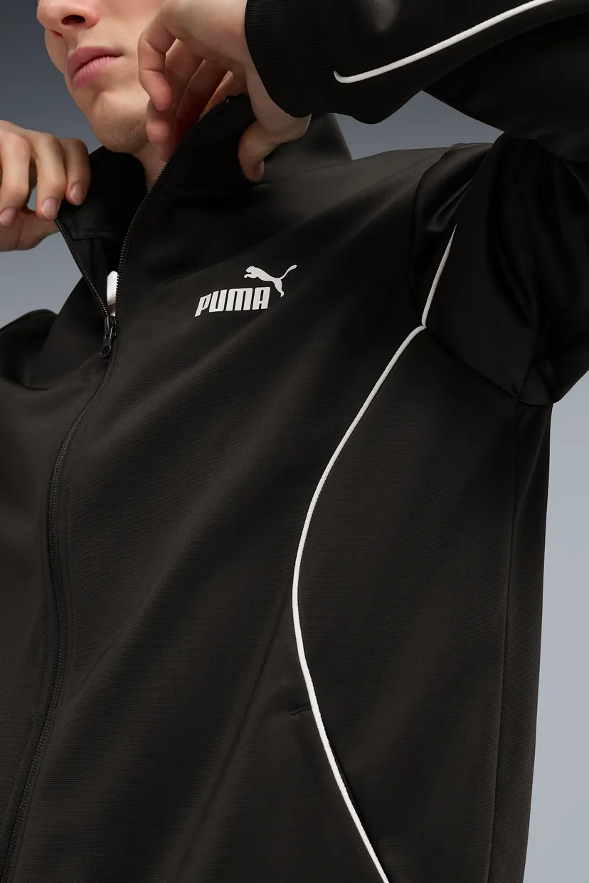 Чоловічий чорний спортивний костюм (кофта, штани) Piping Tracksuit Men 3