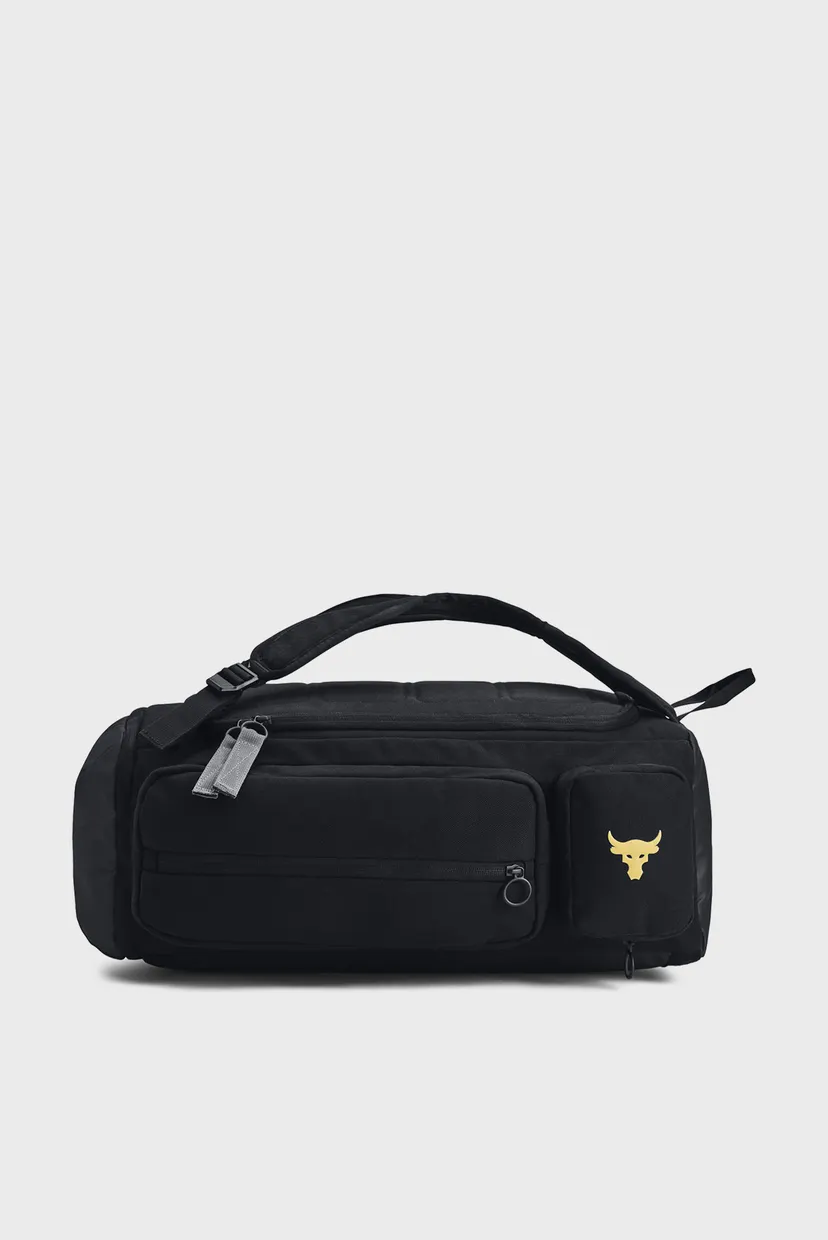 Чорний рюкзак UA Project Rock Duffle BP 4