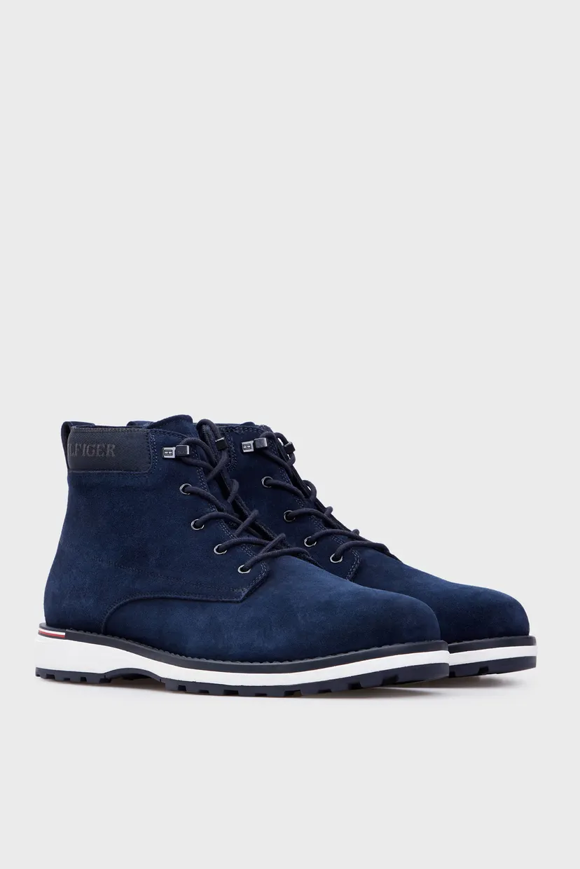 Чоловічі темно-сині замшеві дезерти CORPORATE OUTDOOR SUEDE BOOT 3