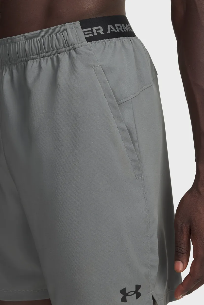 Чоловічі сірі шорти UA Vanish Wven Short 2.0 6in-GRN 4