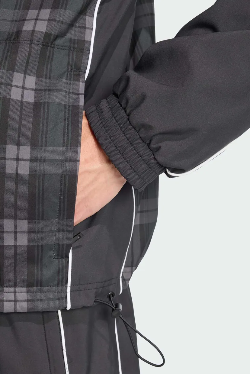 Чоловіча чорна спортивна кофта Tartan Loose 5