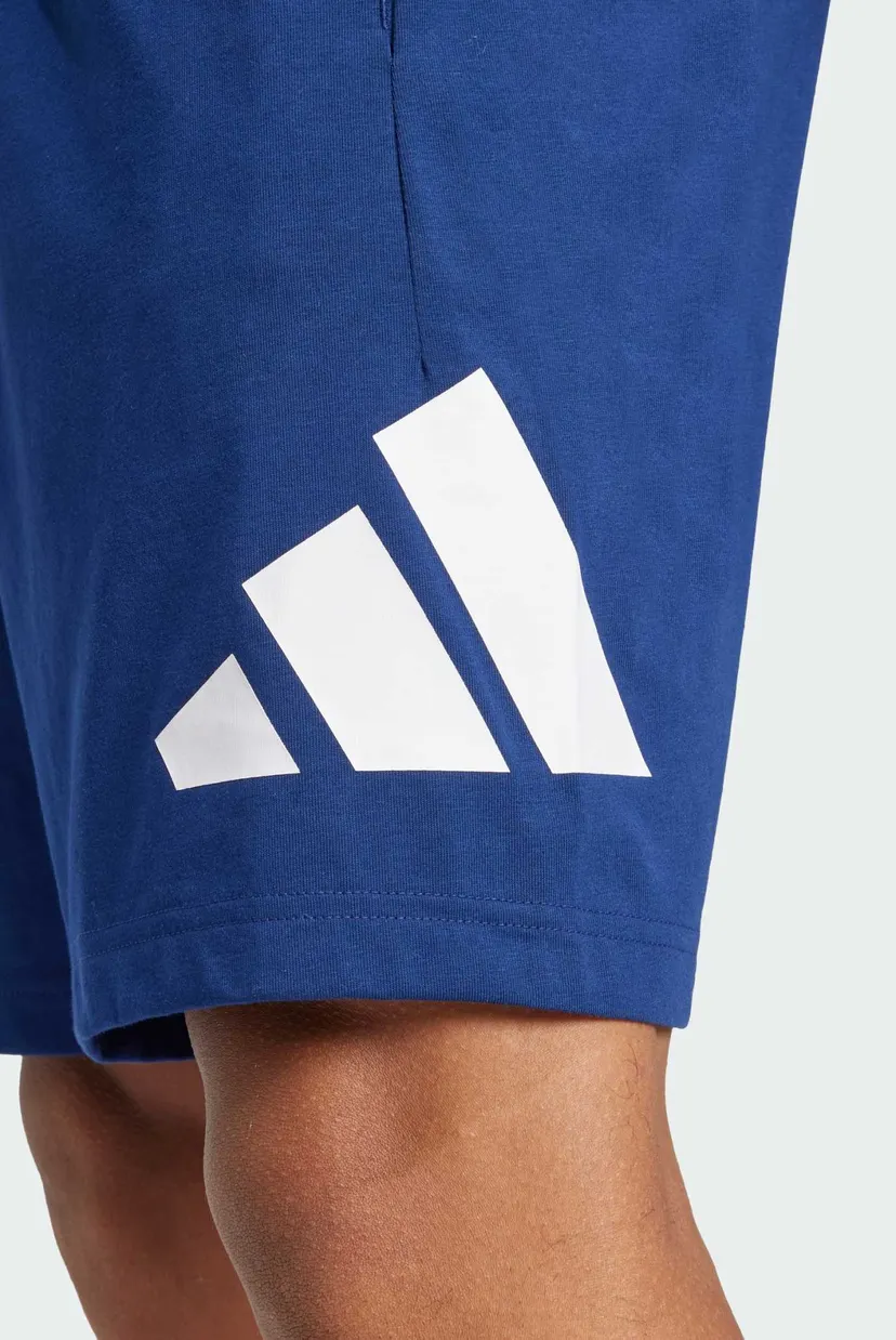 Чоловічі сині шорти Essentials Big Logo Single Jersey 4