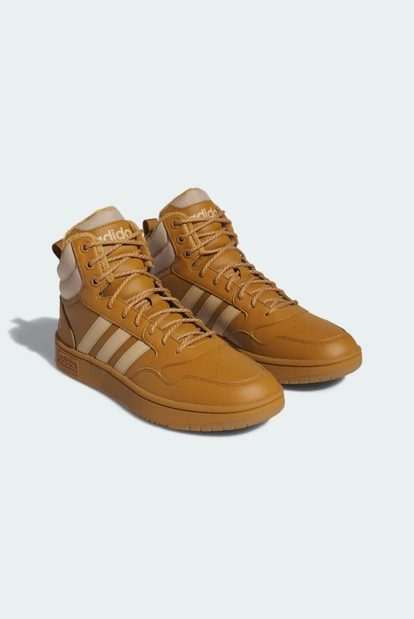 Мужские горчичные хайтопы Hoops 3.0 Mid Lifestyle Basketball Classic Fur Lining 4