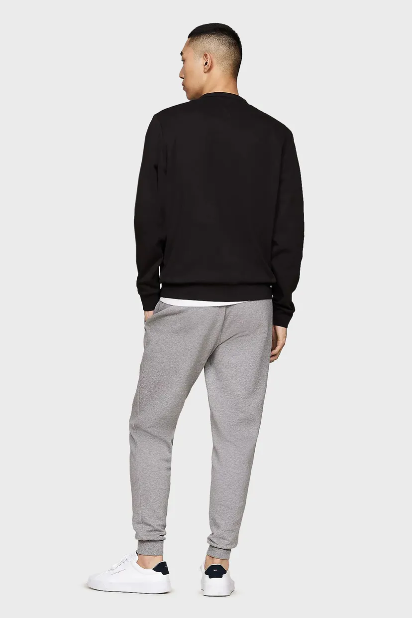 Чоловічий чорний світшот ESSENTIAL INTECHNO CREWNECK 3