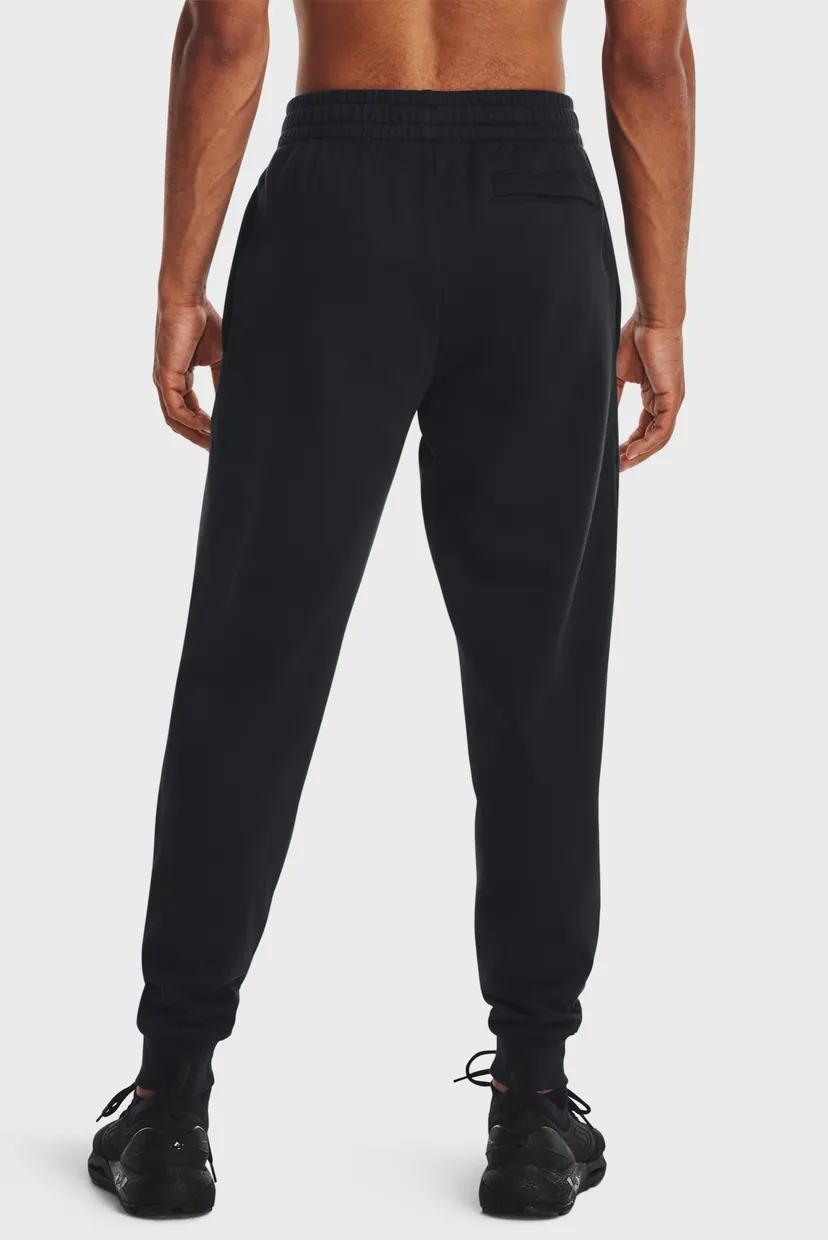 Чоловічі чорні спортивні штани UA Rival Fleece Joggers 3