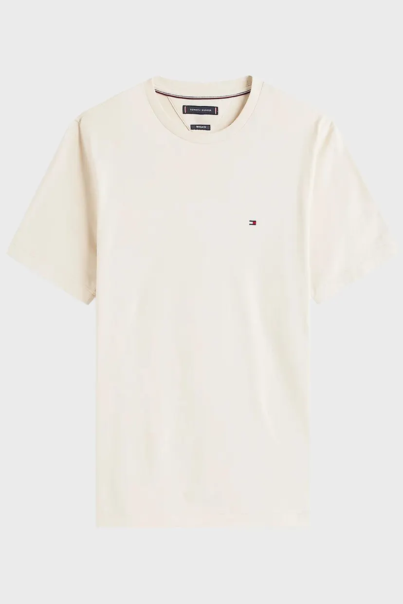 Мужская бежевая футболка ESS SEASONAL REG FIT SOLID TEE 5
