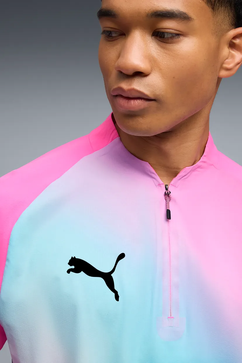 Чоловічий рожевий лонгслів з візерунком Individual Lightspeed Ultimate Quarter-Zip Football Top Men 4