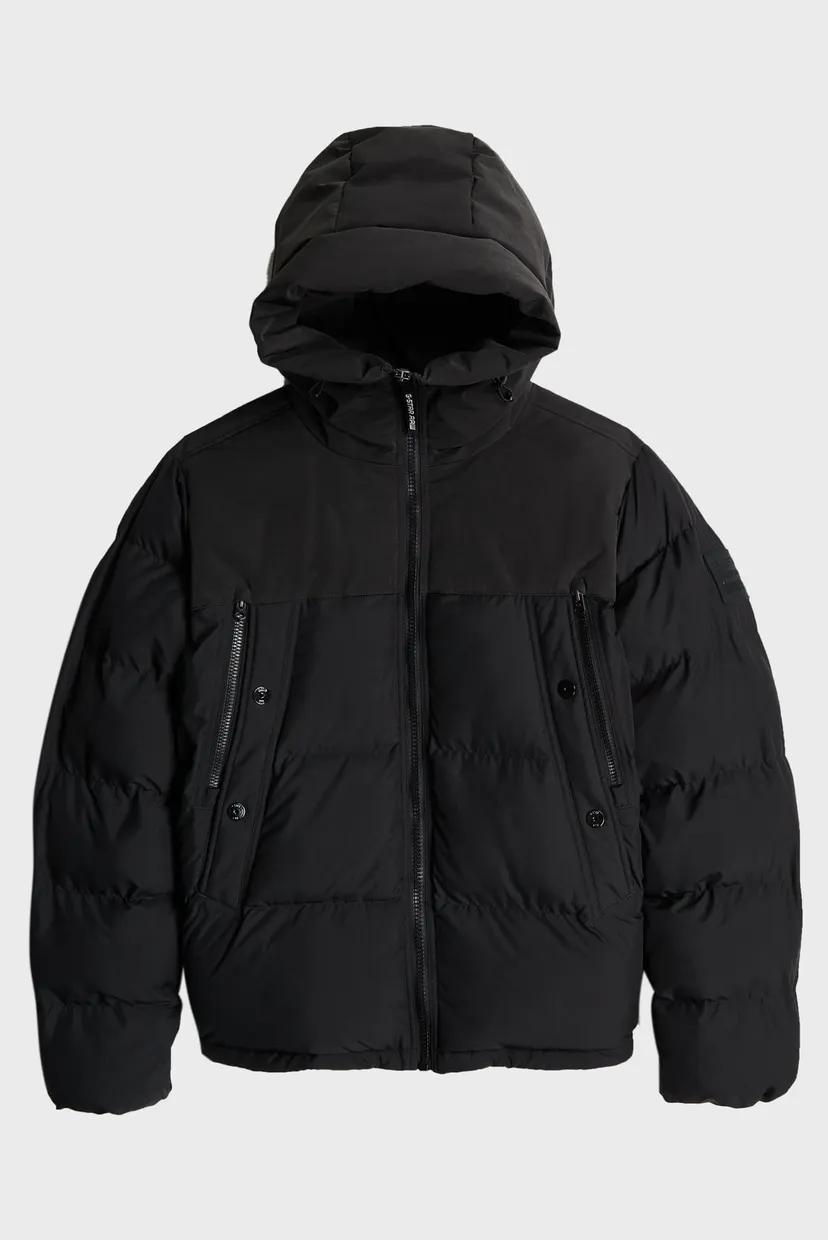 Чоловіча чорна куртка Expedition puffer 7