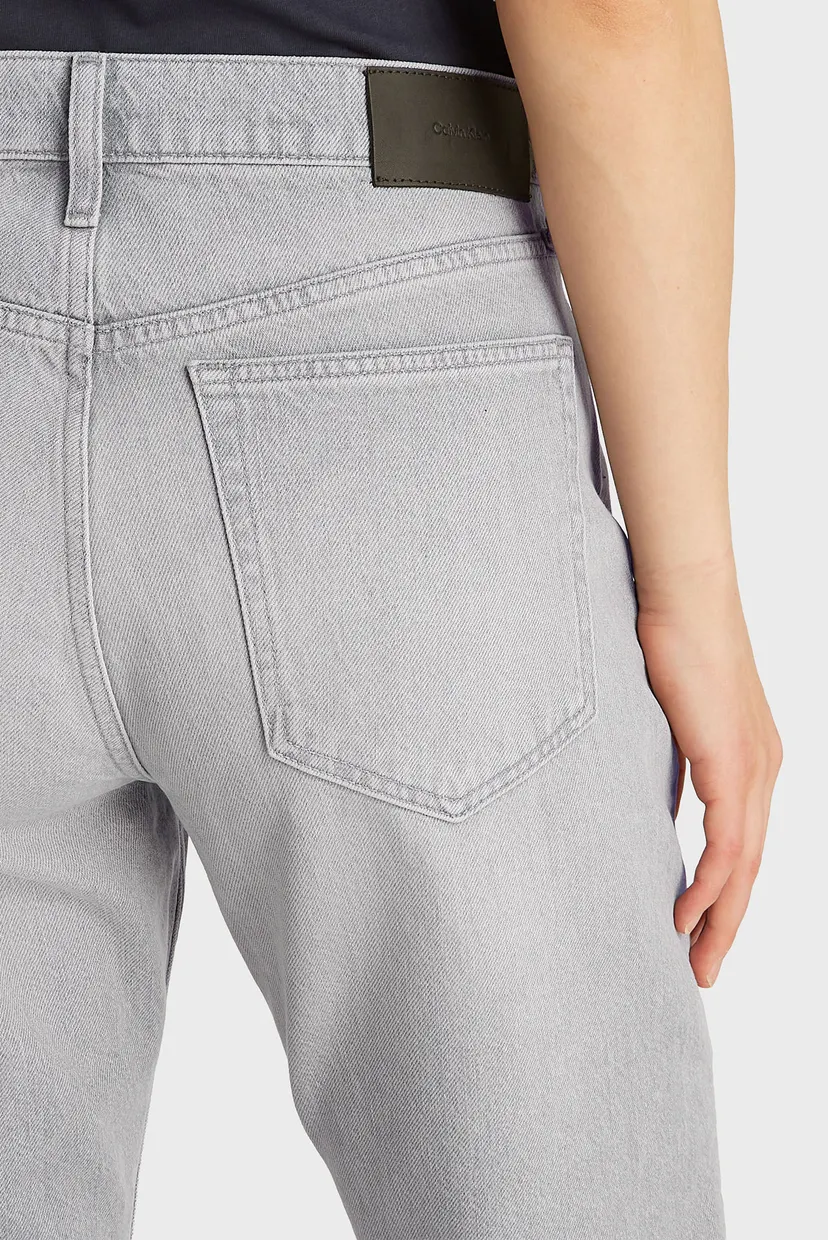 Женские светло-серые джинсы MR RELAXED FLARE - MID GREY 4