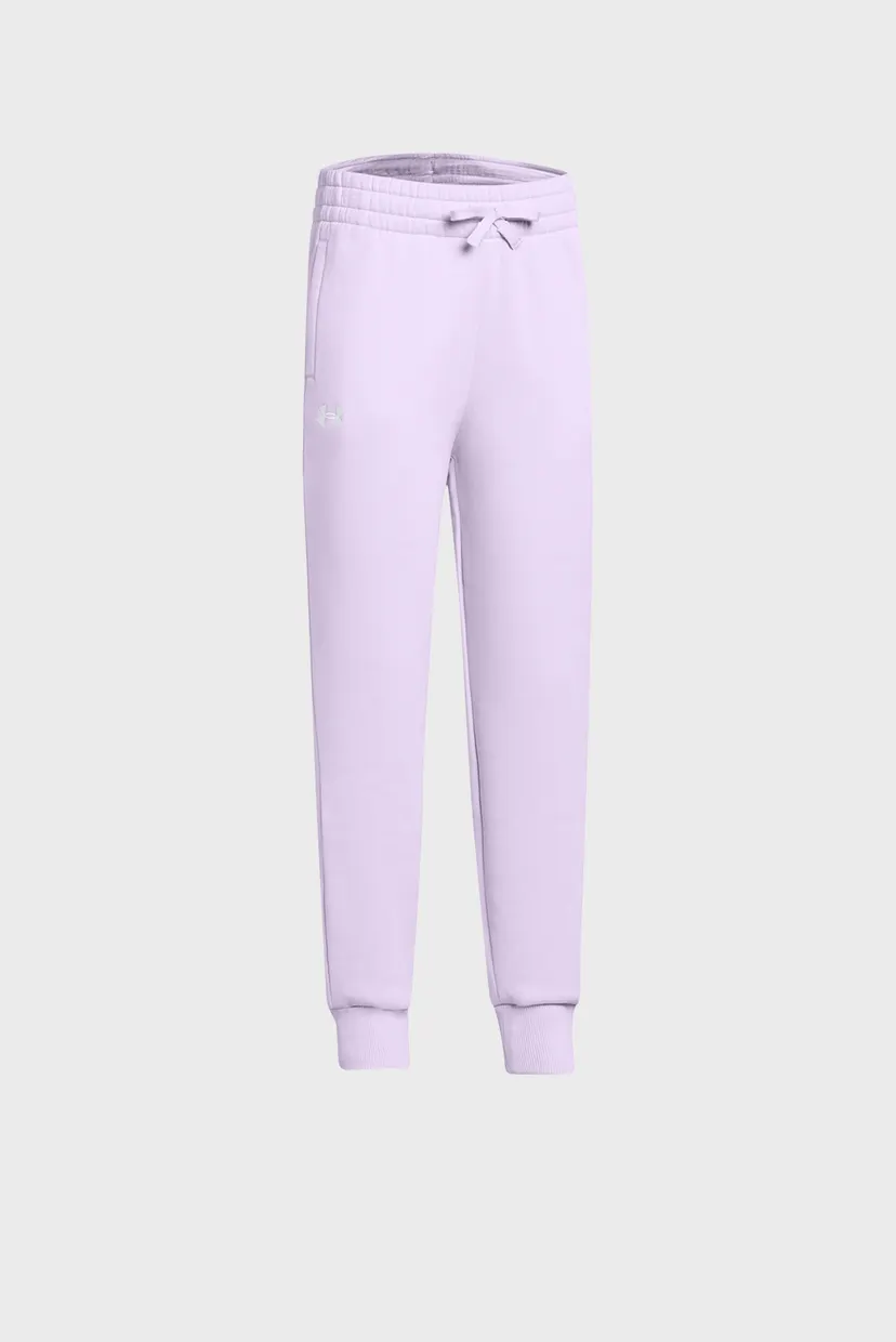 Детские сиреневые спортивные брюки UA Rival Fleece Joggers 3