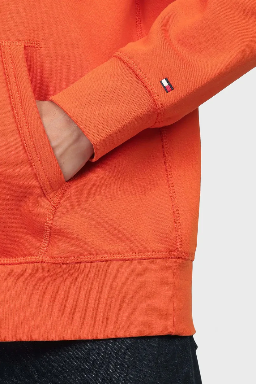 Чоловіче помаранчеве худі BIG HILFIGER HOODY 5