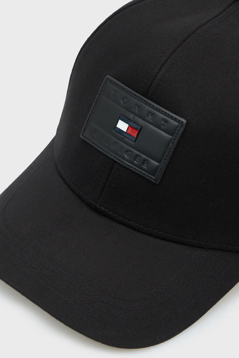 Чоловіча чорна кепка FLAG GABERDINE 6 PANEL 4